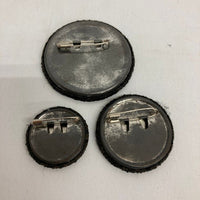 アンダーカバー 缶バッジ グリッターバッジセット 黒 瑞穂店
