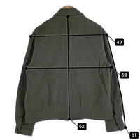 noyoco ノヨコ ウール ジップアップジャケット グリーン Size S 福生店