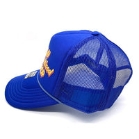 PORKCHOP GARAGE SUPPLY ポークチョップガレージサプライ CHOP YOUR OWN WOOD CAP メッシュキャップ スナップバックキャップ OTTO ブルー 福生店