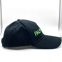 Palm Angels パームエンジェルス CAPPELLO BASEBALL CAP カッペッロ ベースボールキャップ ブラック グリーン PMLB094S24FAB001 福生店