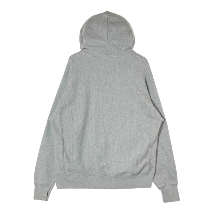 GALLERY DEPT ギャラリーデプト GD French Logo Hoodie フレンチロゴ フーディー プルオーバースウェットパーカー 加工  グレー sizeL 瑞穂店