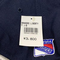 90's New Era ニューエラ NHL ニューヨーク・レンジャース RANGERS LIBERTY 59FIFTY ベースボールキャップ ネイビー ウール USA製 Size 7 1/8 (56.8cm) 福生店