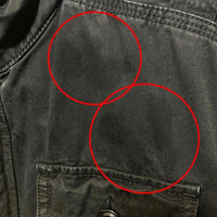 DIESEL ディーゼル 加工 ミリタリージャケット ブラック Size S 瑞穂店