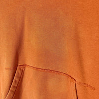 REMI RELIEF レミレリーフ ガーメントダイ 裏毛 プルオーバーパーカー オレンジ sizeL 瑞穂店