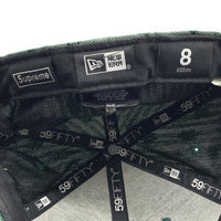 SUPREME シュプリーム 18SS Monogram Box Logo New Era モノグラム ボックスロゴ ニューエラ ベースボールキャップ グリーン 59FIFTY Size 8 (63.5cm) 福生店