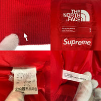 SUPREME シュプリーム 24AW THE NORTH FACE ノースフェイス Down Filled Zip Up Hooded Sweatshirt ダウンフィルド ジップアップ スウェットパーカー レッド NY52400I Size S 福生店