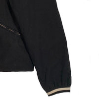agnes.b homme アニエスベーオム コットン リブブルゾン ジャケット ブラック フランス製 肩パッド Size 2 福生店