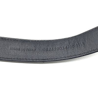 SAINT LAURENT PARIS サンローランパリ ウエスタンバックル ナローベルト レザー スター ブラック シルバー GRZ459034・80・1116 Size 72~82cm 福生店