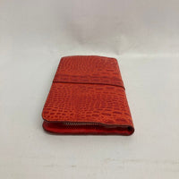 FURLA フルラ クロコ型押し 長財布 オレンジ 瑞穂店