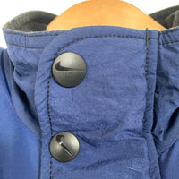 90-00's NIKE ナイキ ナイロン スタンドカラー ジップアップジャケット ロイヤルブルー ネイビー Size L 福生店