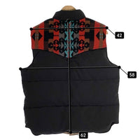 Indian Motorcycle インディアンモーターサイクル N/C DOWN VEST WOOLEN YORK & POCKET ダウンベスト ブラック ヨーク ポケット ウール IM11616 Size 40 福生店