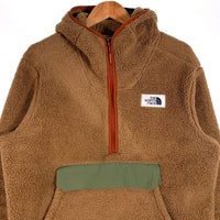 THE NORTH FACE ノースフェイス CAMPSHIRE PULLOVER HOODIE ハーフジップ フリースパーカー ブラウン NF0A33QV Size L 福生店