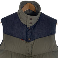 Levi's RED TAB リーバイス デニム切替 ダウンベスト インディゴ グレー 72403-96 Size L 福生店