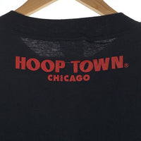 90-00's HOOP TOWN CHICAGO 23 マイケルジョーダン プリントTシャツ ブラック Size XL 福生店
