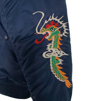 Schott ショット スーベニア MA-1 ナイロン フライトジャケット ネイビー 3162036 Size L 福生店