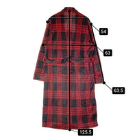 glamb グラム ハワード ロングガウン チェック GB15WT/JKT01 レッド Size 3 瑞穂店