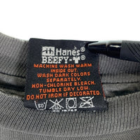 80-90's Harley-Davidson ハーレーダビッドソン イーグル バー&シールド プリントTシャツ フェードブラック Hanes USA製 Size XL 福生店