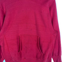 70-80's Champion チャンピオン リバースウィーブ プルオーバースウェットパーカー 目無し レッド USA製 単色タグ Size M 福生店