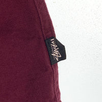 80-90's STUSSY ステューシー コットン 2タック ショートパンツ ボルドー USA製 黒タグ Size 30 福生店
