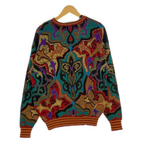 FICCE フィッチェ YOSHIYUKIKONISHI 総柄 ニット マルチカラー sizeM 瑞穂店