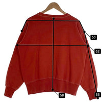 THE REAL McCOY'S ザ リアルマッコイズ A.C.T.ATHLETICS クルーネックスウェット レッド イエロー Size 38 福生店
