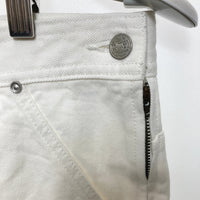 GRANDMA MAMA DAUGHTER グランマママドーター サイドジップ デニムパンツ ホワイト size00 瑞穂店