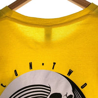 American Apparel アメリカンアパレル TWO JS KICKS SNEAKER CON Tシャツ イエロー Size M 福生店