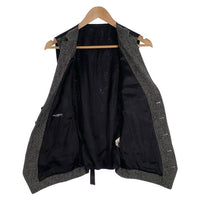 DOLCE&GABBANA ドルチェアンドガッバーナ シルク ウール ベスト チャコールグレー G7092T Size 48 福生店