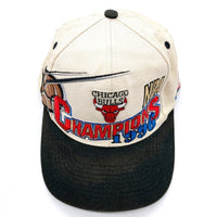 CHICAGO BULLS シカゴブルズ CHAMPIONS 1996 LOCKER ROOM 台湾製 キャップ ホワイト 瑞穂店