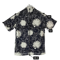 JUNYA WATANABE COMME des GARCONS MAN ジュンヤワタナベ コムデギャルソンマン WS-B016 AD2016 キュプラボイルプリント 花柄 半袖シャツ ブラック sizeXS 瑞穂店