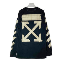OFF-WHITE オフホワイト 20SS TAPE ARROW プリント ロングTシャツ ブラック sizeL 瑞穂店