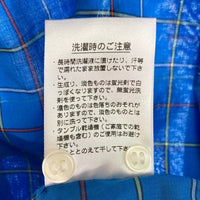LACOSTE ラコステ チェック 半袖B.Dシャツ ブルー size38 瑞穂店