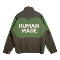 HUMAN MADE ヒューマンメイド 22AW Fleece Jacket フリースジャケット ジップアップ グリーン ワッペン プリント Size XXL 福生店