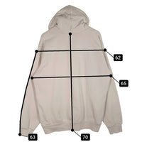 ESTNATION エストネーション LOS ANGELES APPAREL スウェットプルオーバーフーディー パーカー オフホワイト Size XL 福生店