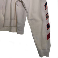 OFF-WHITE オフホワイト 21SS Caravaggio Over Hoodie カラヴァッジオ オーバー プルオーバースウェットパーカー ホワイト OMBB037R21FLE002 Size L 福生店