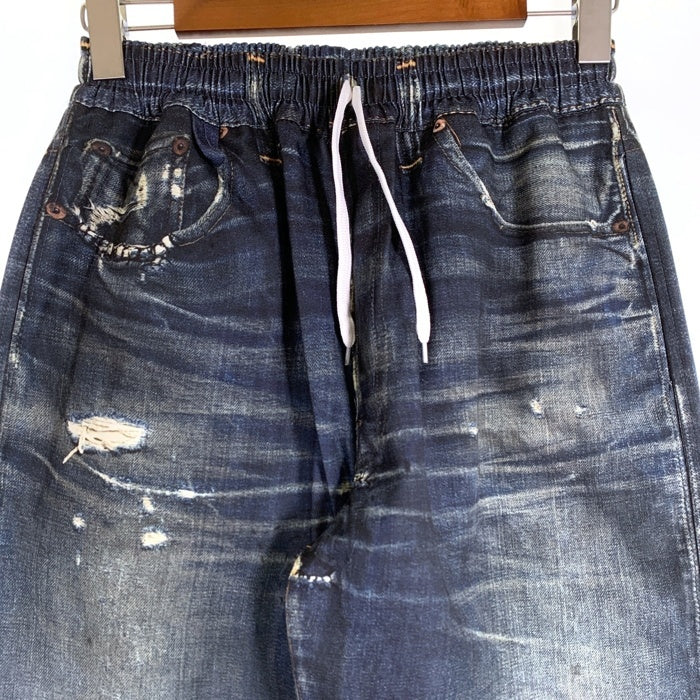 US アス Fake Vintage Denim Easy Pants フェイクヴィンテージデニム