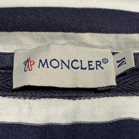 MONCLER モンクレール POLO SHIRT ボーダー ワッペン ポロシャツ ホワイト ネイビー Size M 福生店