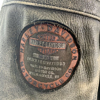 Harley-Davidson ハーレーダビッドソン シングル レザーライダースジャケット トリブルベント カウハイド 加工 97180-17VM/VT Size XL 福生店