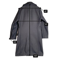 Schott ショット 714US LONG PEA COAT ロングピーコート ネイビー ウール ナイロン Size M 福生店