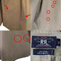 RRL ダブルアールエル ラルフローレン コットン ワークシャツ オリーブ Size M 福生店