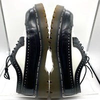 Dr.Martens ドクターマーチン ウィングチップ レザーシューズ ブラック ホワイト イングランド製 3989/34 Size UK 8 (約27cm) 福生店