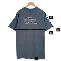 90's STUSSY ステューシー Studebaker Champion スチュードベッカー プリントTシャツ モスグリーン USA製 Size L 福生店