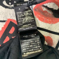 MINEDENIM マインデニム BLONDIE Eyes & Lips Crewneck T-SH アイズ&リップス クルーネック Tシャツ ブラック BLD002-99-L2 Size L 福生店