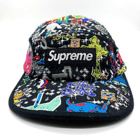 SUPREME シュプリーム 25SS AOI Embroidered Camp Cap キャンプ キャップ ブラック マルチカラー 福生店
