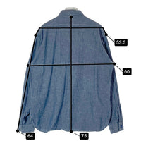 Buzz Rickson's バズリクソンズ BR25995 BLUE CHAMBRAY WORK SHIRT シャンブレー ワーク シャツ インディゴ size18-18・1/2 瑞穂店