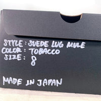 SIMPLY COMPLICATED シンプリーコンプリケイティド SUEDE LUG MULE スウェード ミュール サンダル ブラウン SIZE 8 (26.0cm) 福生店