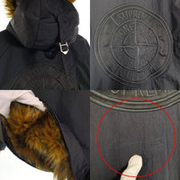 Supreme シュプリーム STONE ISLAND ストーンアイランド 22SS Formula Steel Reversible Fauxfur Parka ファージャケット ブラック Size M 福生店