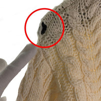 L.L.Bean エルエルビーン フィッシャーマンセーター ウール プルオーバー ケーブル アイボリー 264682 Size M 福生店