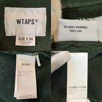 WTAPS ダブルタップス 23AW OBJ 05 Hoody プルオーバースウェットパーカー グリーン 232ATDT-CSM25 Size 04 福生店