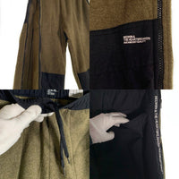 BEDWIN ベドウィン 18AW FLEECE PANTS CONRAD フリースパンツ 切替 モスグリーン ブラック Size M 相当 福生店